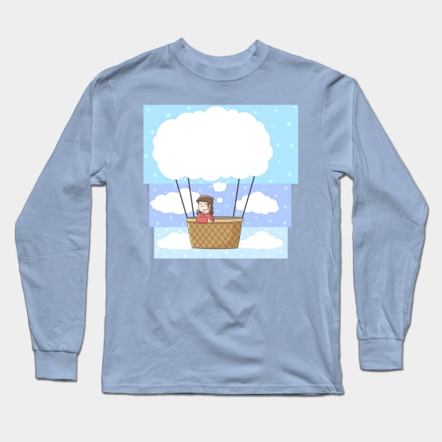 Floating among dreams Long Sleeve T-Shirt by KammyBale